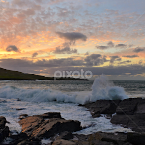 Sunset by Jozef Svintek - Landscapes Waterscapes