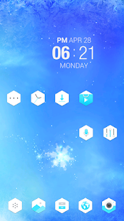 How to install Frozen Snowflakes_ATOM theme 1.2 apk for bluestacks