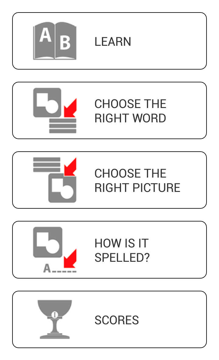 Android application Learn and play. English words - vocabulary & games screenshort