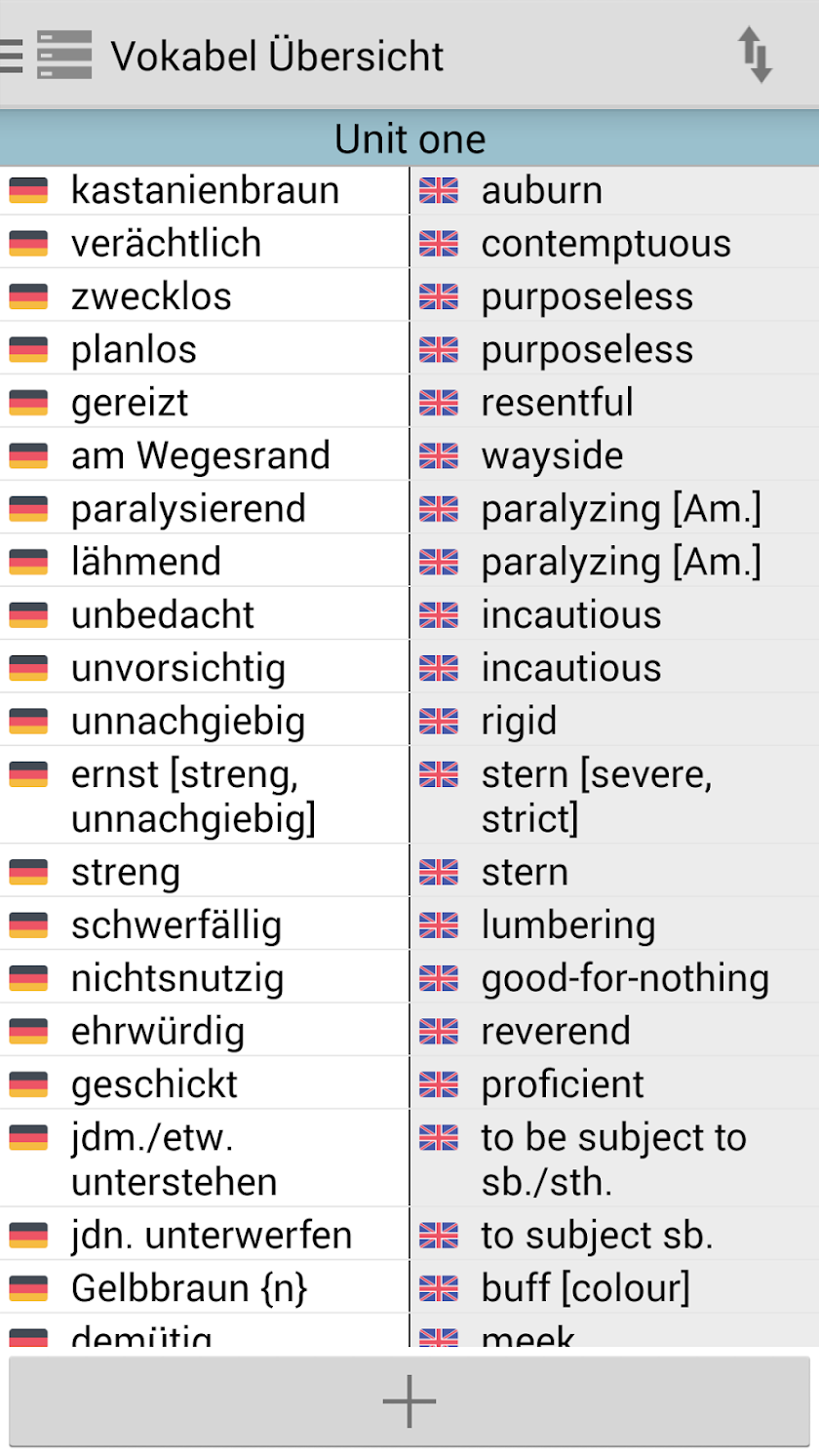 Vocab Trainer Pro Screen 3