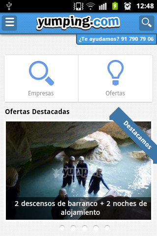 Android application Yumping screenshort