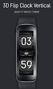 3D Flip Clock Vertical GearFit