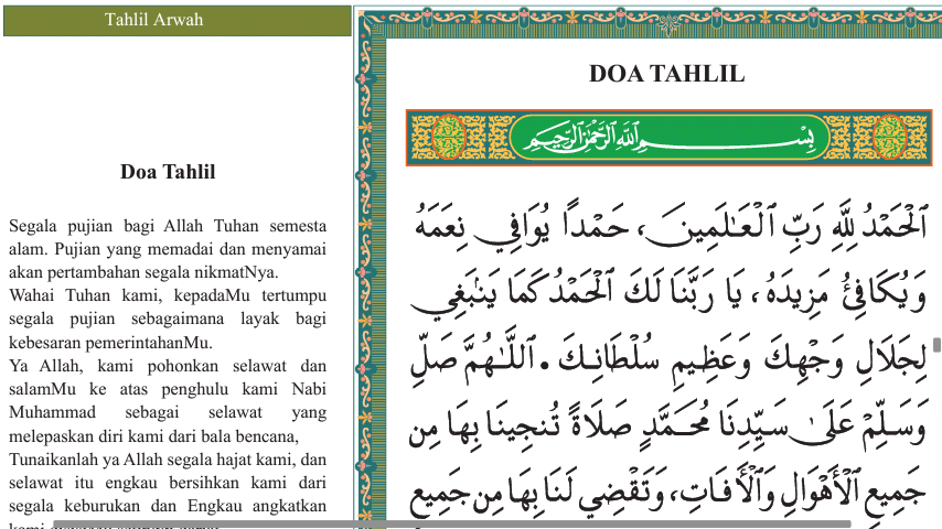 Tahlil Pdf