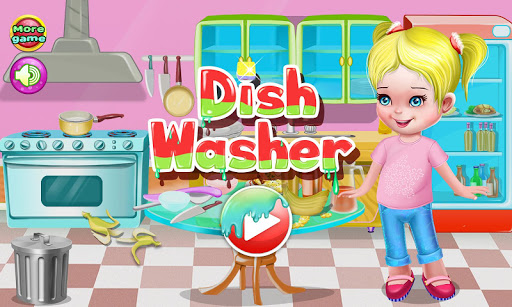洗碗機清洗的遊戲