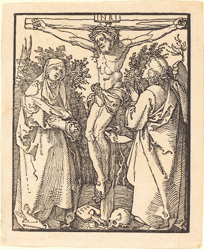 Christ on the Cross with Mary and Saint John