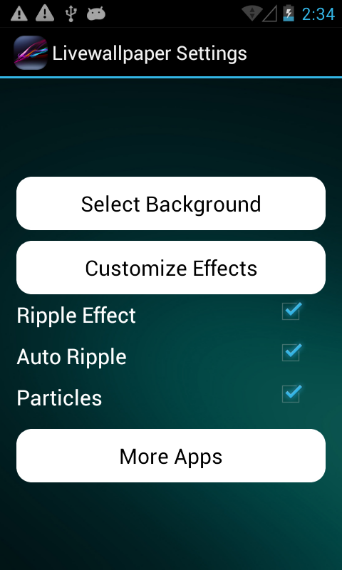 Smart Xperia Z1 Live Wallpaper Screen 3