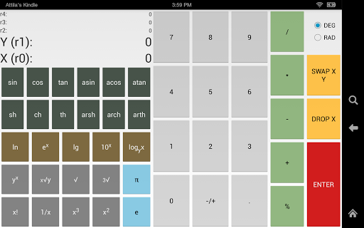 Tablet RPN Calc