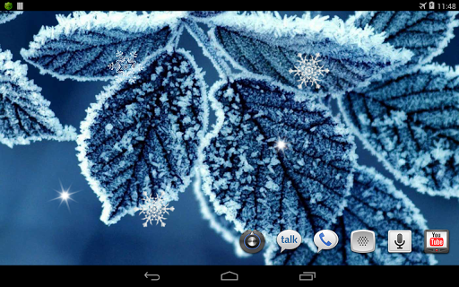 【免費個人化App】Snowfall Frost live wallpaper-APP點子