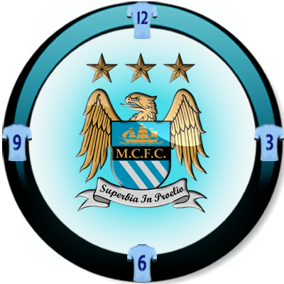 Manchester City Clock Widget
