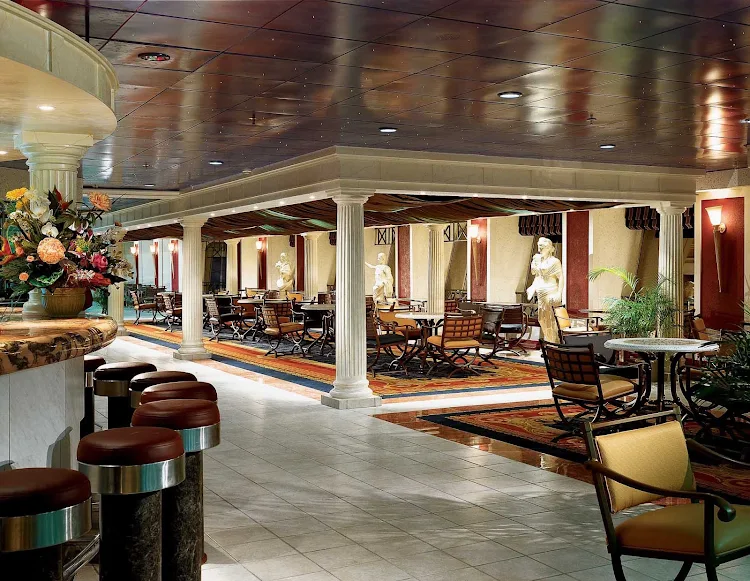 The promenade aboard Carnival Fantasy. 