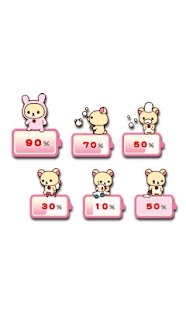 Rilakkuma Battery Widget 5