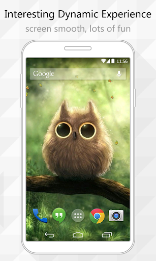 【免費個人化App】Lovely Owl Live Wallpaper-APP點子