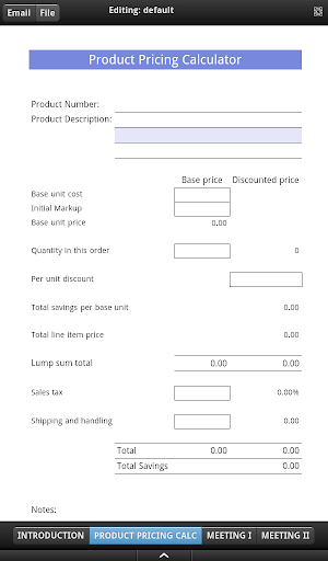 Pricing Calculator