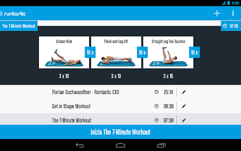 Runtastic Six Pack Addominali Screenshot