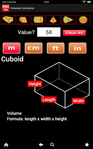 Volume Calculator