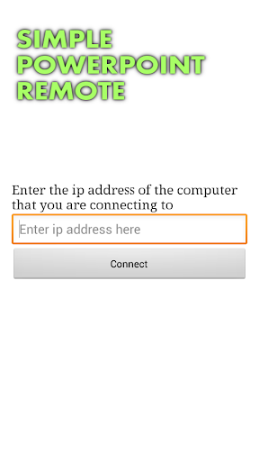 Simple PowerPoint Remote