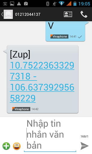 Zup - Sms Control