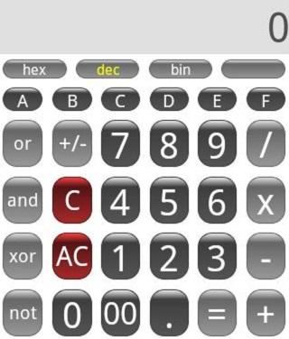 hexdecimal calculator
