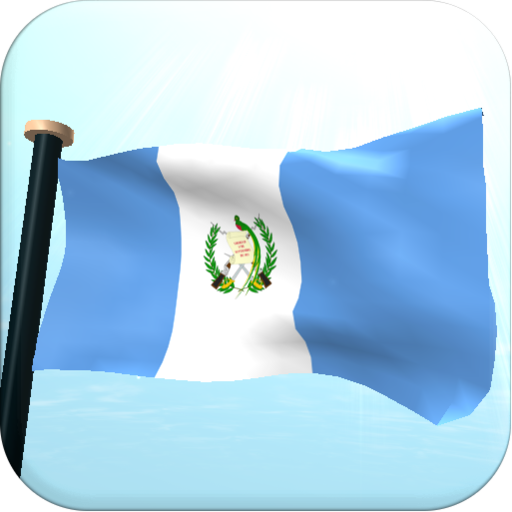 과테말라 국기 3D 무료 라이브 배경화면 個人化 App LOGO-APP開箱王
