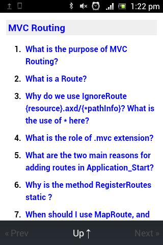 ASP.NET MVC Interview Q &amp; A Screen 3