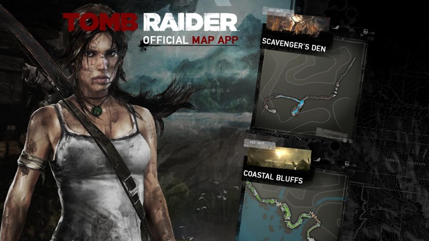 Official Tomb Raider™ Map App Screen 1