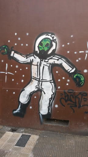 Raro Astronauta Verde 