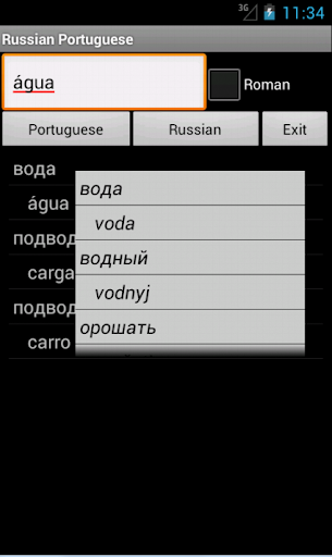 Russian Portuguese Dictionary