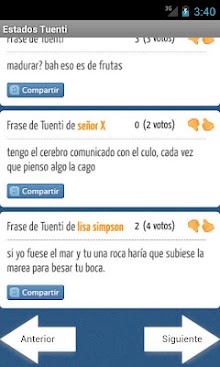 Frases y Estados Tuenti