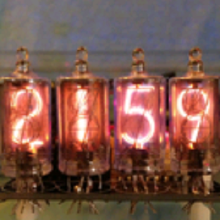 Android application Nixie Clock for Wear screenshort