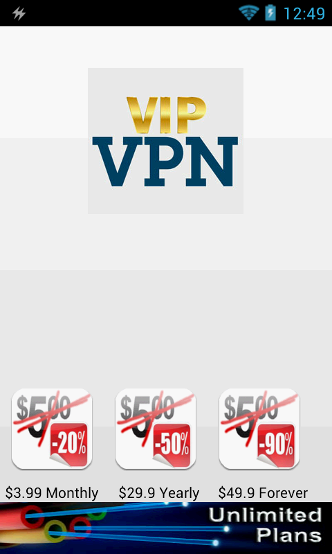 Android application VPN VIP screenshort