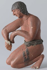 Knielende Arowak of Caraïb