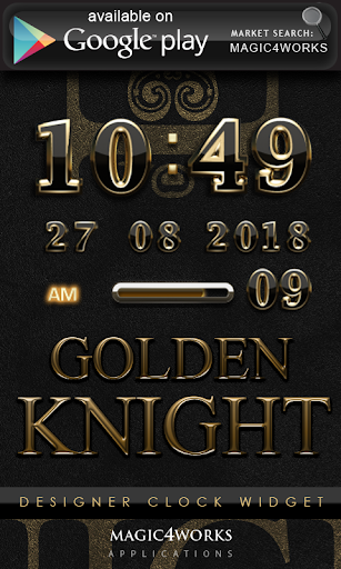 【免費個人化App】GO Locker Theme Golden Knight-APP點子