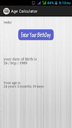 AgeCalculator by Robo Eye Labs poster 3