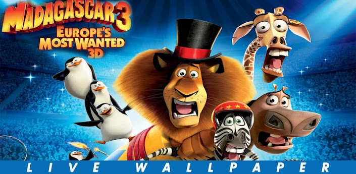 Madagascar 3 Live Wallpaper HD