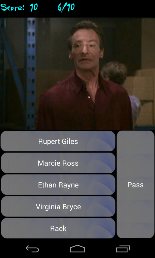 Buffy Universe Characters Quiz Screen 3