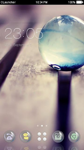 Macro Marble C Launcher Theme