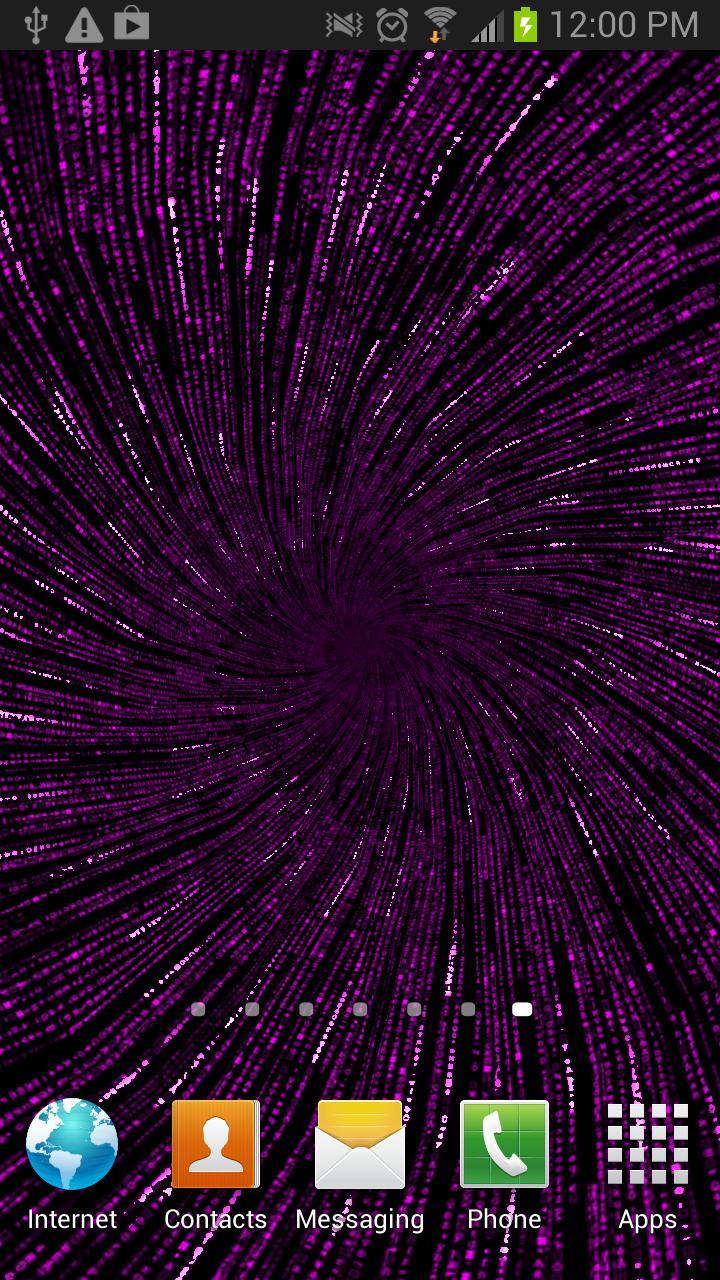 Matrix Live Wallpaper Screen 2