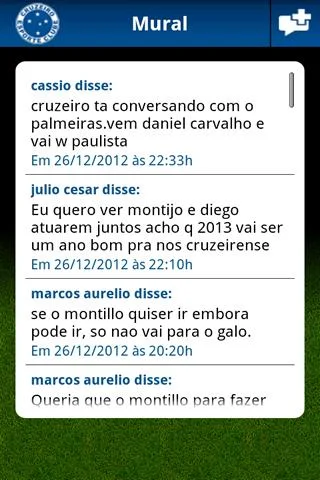 Cruzeiro Mobile - screenshot