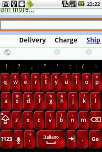 Free Red Foggy Keyboard Skin APK