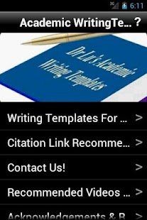 Download Academic Writing Template APK