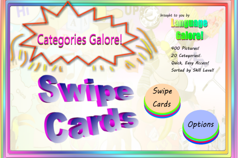 Categories Galore Swipe Cards