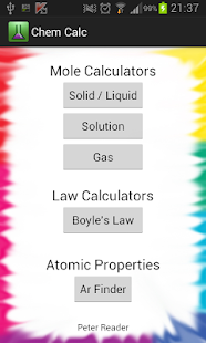 Chem Calc Screenshots 1