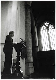 Lijsttrekker van de RPF J.P.M. Rietkerk op een partijbijeenkomst