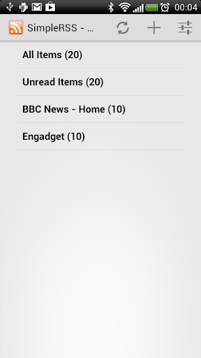 SimpleRSS rss feed reader
