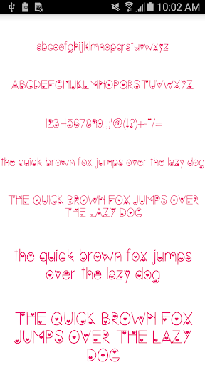 Color Fonts for FlipFont 8