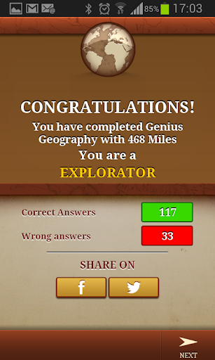 【免費益智App】Genius Geography Quiz-APP點子