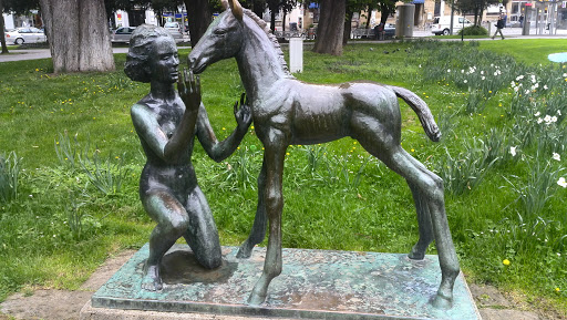 Pferdeskulptur Bahnhofswiese