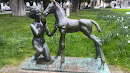 Pferdeskulptur Bahnhofswiese