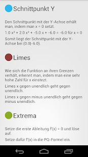 Kurvendiskussion Offline Screenshots 5