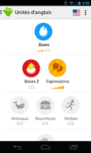 Appli Android  Duolingo – Apprenez une langue gratuitement avec cette